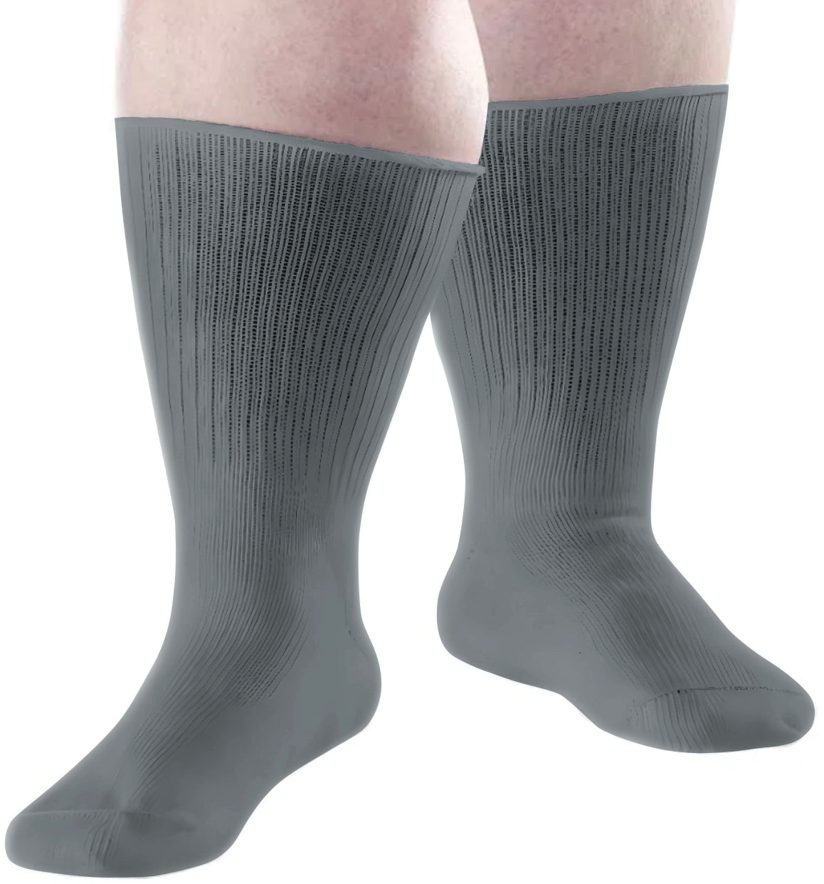 White ZenStretch™ Extra Wide Socks