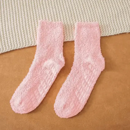 Cozy Women’s Anti-Slip Hospital Socks  Assorted ( 6 pair )