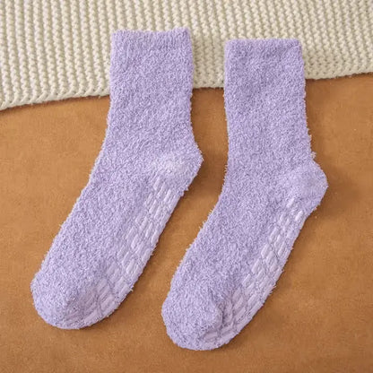 Cozy Women’s Anti-Slip Hospital Socks  Assorted ( 6 pair )